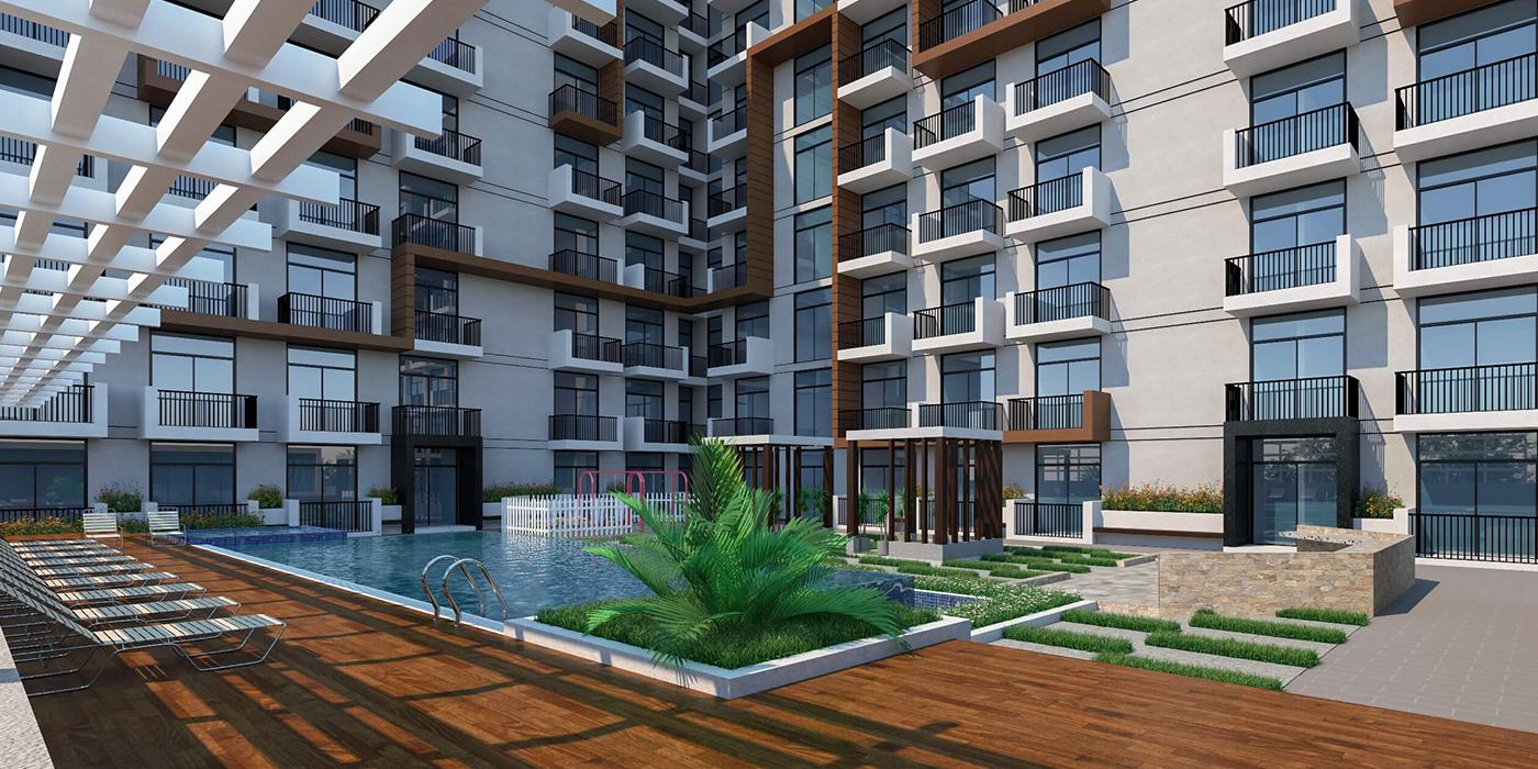 ELZ Residence by Danube Properties at Arjan amenities